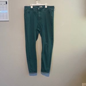 Green jeans from Target size 18W
